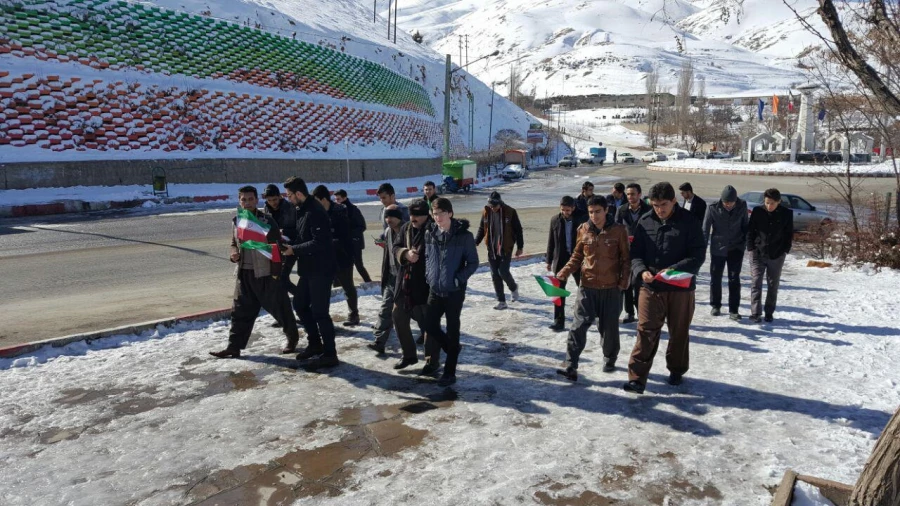 برگزاری مراسم پیاده روی و کوهپیمایی دانشجویان پردیس شهید مدرس سنندج