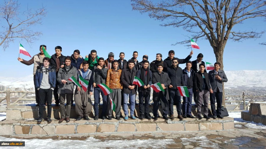 برگزاری مراسم پیاده روی و کوهپیمایی دانشجویان پردیس شهید مدرس سنندج