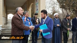 غبارروبی مزار شهدای سنندج توسط کارکنان و  دانشجویان پردیس شهید مدرس سنندج 11