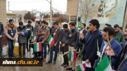 غبارروبی مزار شهدای سنندج توسط کارکنان و  دانشجویان پردیس شهید مدرس سنندج 12