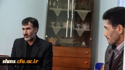 دیدار دکتر مسعود الماسی با خانواده معلم شهید محمد علی حق وردی