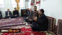 دیدار دکتر مسعود الماسی با خانواده معلم شهید محمد علی حق وردی