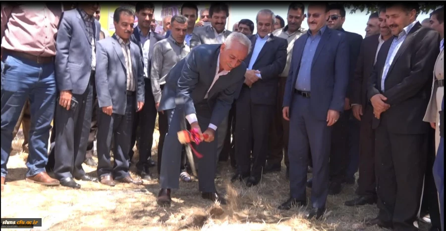 مراسم کلنگ زنی احداث پروژه مسکونی دانشگاه فرهنگیان 3