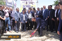 مراسم کلنگ زنی احداث پروژه مسکونی دانشگاه فرهنگیان 4