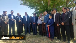 مراسم کلنگ زنی احداث پروژه مسکونی دانشگاه فرهنگیان 7