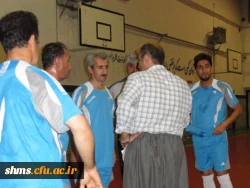 پیروزی تیم  کارکنان و اساتید در مسابقات فوتسال 6