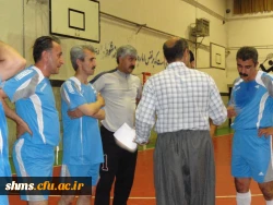 پیروزی تیم  کارکنان و اساتید در مسابقات فوتسال 7