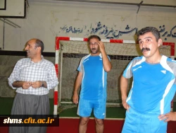پیروزی تیم  کارکنان و اساتید در مسابقات فوتسال 9