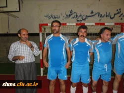 پیروزی تیم  کارکنان و اساتید در مسابقات فوتسال 11