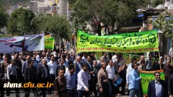 گزارش تصویری:

حضور دانشجویان، اساتید و کارکنان پردیس شهید مدرس سنندج در راهپیمایی روز قدس 7