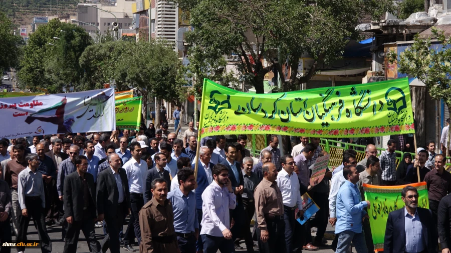 گزارش تصویری:

حضور دانشجویان، اساتید و کارکنان پردیس شهید مدرس سنندج در راهپیمایی روز قدس 7