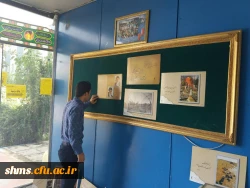 فضاسازی وبرپای نمایشگاه بمناسبت هفته دفاع مقدس در پردیس شهید مدرس به روایت تصویر 6