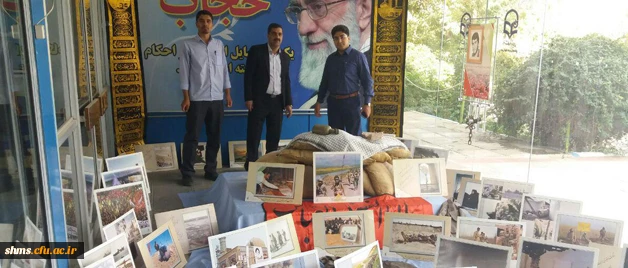 فضاسازی وبرپای نمایشگاه بمناسبت هفته دفاع مقدس در پردیس شهید مدرس به روایت تصویر 8
