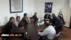 در دفتر ریاست پردیس مدرس سنندج برگزار شد:

سومین جلسه شورای پردیس با محوریت بهداشت و ایمنی 3