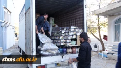 ارسال محموله کمک های دانشگاه فرهنگیان کردستان به زلزله زدگان استان کرمانشاه 3