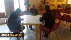 در راستای تفاهم نامه همکاری های کانون پرورش فکری کودکان و نوجوانان و دانشگاه فرهنگیان ؛

دبیر انجمن علمی دانشجویی شهید مدرس با  پوررضایی نماینده  کانون پرورش فکری کودکان و نوجوانان دیدار  نمود
 2