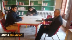 در راستای تفاهم نامه همکاری های کانون پرورش فکری کودکان و نوجوانان و دانشگاه فرهنگیان ؛

دبیر انجمن علمی دانشجویی شهید مدرس با  پوررضایی نماینده  کانون پرورش فکری کودکان و نوجوانان دیدار  نمود
 4