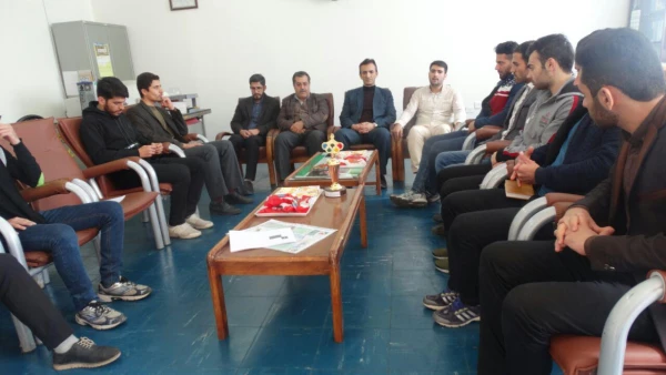 در دفتر بسیج دانشجویی پردیس شهید مدرس برگزار شد

 تجلیل از مقام آوران فرهنگی و ورزشی با حضور دکتر مسعود الماسی  5