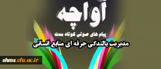 آواچه(پیام های صوتی کوتاه مدت مدیریت بالندگی حرفه ای منابع انسانی)