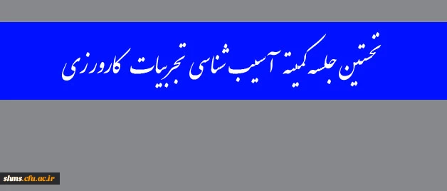 با حضور دکتر یحیی معروفی برگزار شد؛

نخستین جلسه کمیته آسیب شناسی تجربیات کارورزی 2