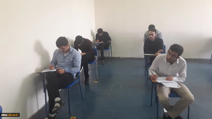 مسئولین مدیریت استانی دانشگاه فرهنگیان کردستان؛

از روند برگزاری امتحانات پایان ترم پردیس شهید مدرس کردستان بازدید به عمل آوردند. 4