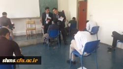 مسئولین مدیریت استانی دانشگاه فرهنگیان کردستان؛

از روند برگزاری امتحانات پایان ترم پردیس شهید مدرس کردستان بازدید به عمل آوردند. 14