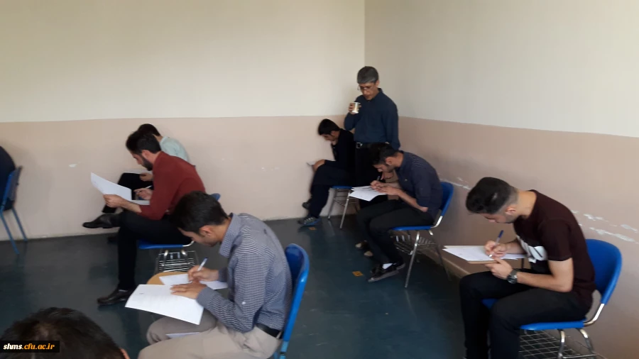 مسئولین مدیریت استانی دانشگاه فرهنگیان کردستان؛

از روند برگزاری امتحانات پایان ترم پردیس شهید مدرس کردستان بازدید به عمل آوردند. 20