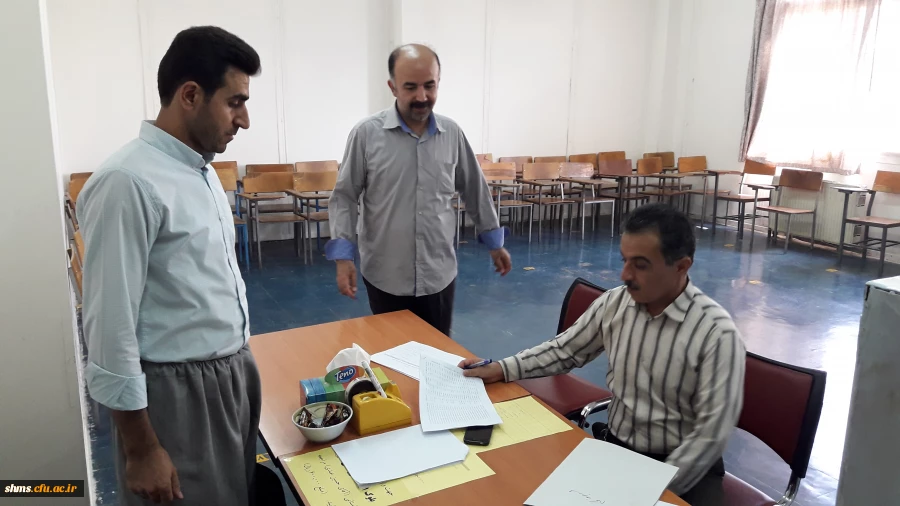بازید رییس دانشگاه فرهنگیان کردستان  از روند مصاحبه داوطلبین استخدامی ســـال 1397 آموزش و پرورش استـــان کردستان |  به روایت تصویر 8