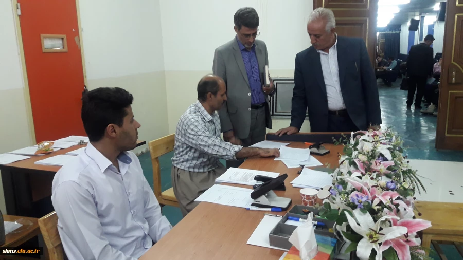 بازید رییس دانشگاه فرهنگیان کردستان  از روند مصاحبه داوطلبین استخدامی ســـال 1397 آموزش و پرورش استـــان کردستان |  به روایت تصویر 9