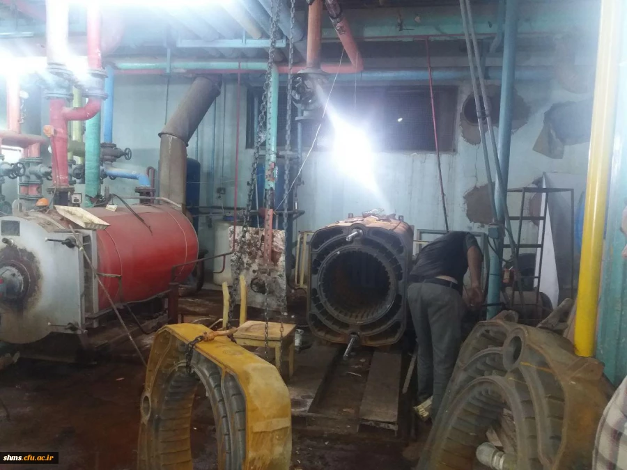 شب گذشته به همت مدیریت استانی و همکاران خدوم دانشگاه سیستم گرمایش پردیس راه اندازی شد 5