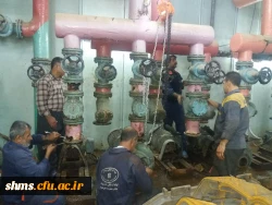 شب گذشته به همت مدیریت استانی و همکاران خدوم دانشگاه سیستم گرمایش پردیس راه اندازی شد 4