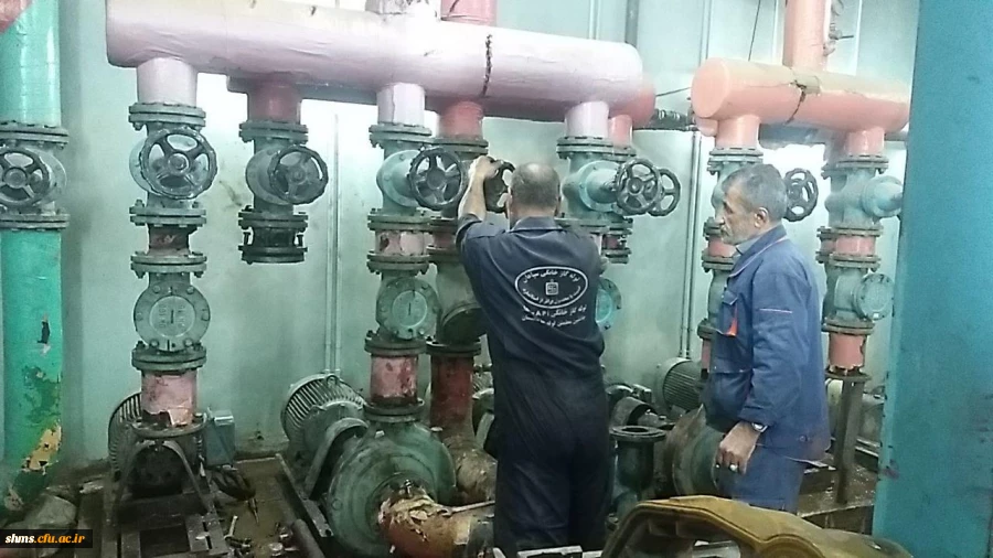 شب گذشته به همت مدیریت استانی و همکاران خدوم دانشگاه سیستم گرمایش پردیس راه اندازی شد 4