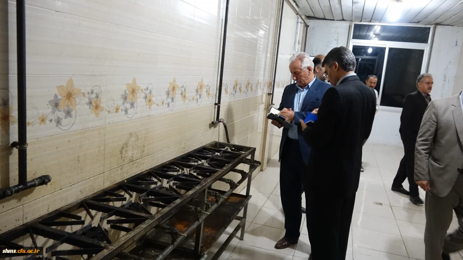 بازدید سر زده دکتر معروفی از سراهای دانشجویی پردیس شهید مدرس  4