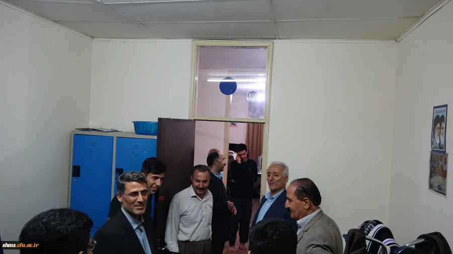 بازدید سر زده دکتر معروفی از سراهای دانشجویی پردیس شهید مدرس  5