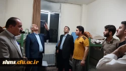 بازدید سر زده دکتر معروفی از سراهای دانشجویی پردیس شهید مدرس  6