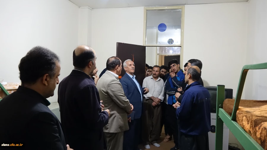 بازدید سر زده دکتر معروفی از سراهای دانشجویی پردیس شهید مدرس  8