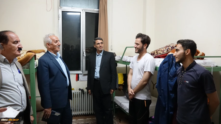 بازدید سر زده دکتر معروفی از سراهای دانشجویی پردیس شهید مدرس  9