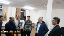 بازدید سر زده دکتر معروفی از سراهای دانشجویی پردیس شهید مدرس  10