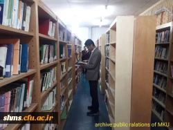 به مناسبت هفته کتاب برگزارشد

دکتر رشید احمد رش همراه با دانشجویان کلاسی از کتابخانه پردیس بازدید نمود 2