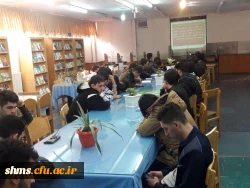 پنجمین جلسه کتابخوان به مناسبت هفته کتاب برگزار شد 6