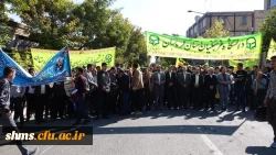 حضـور حمـاسی و پرشـور دانشگـاه فرهنگیـان کردستـان در یـوم الله سیـزده آبـان 98 15