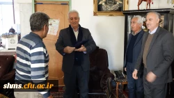 دیدار مدیر استانی دانشگاه فرهنگیان کردستان با جانباز یحیی ورمزیار 5