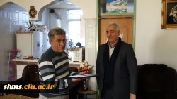 دیدار مدیر استانی دانشگاه فرهنگیان کردستان با جانباز یحیی ورمزیار 7