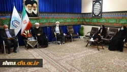 دیدار دکتر یحیی معروفی و مسئولین دانشگاه فرهنگیان استان کردستان با نماینده ولی فقیه در کردستان 7